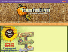 Tablet Screenshot of petalumapumpkinpatch.com